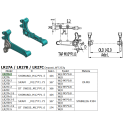 Thru-Axle Dropout - LR27A-2