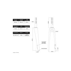 Futura Trefoil Road Fork (RTP)